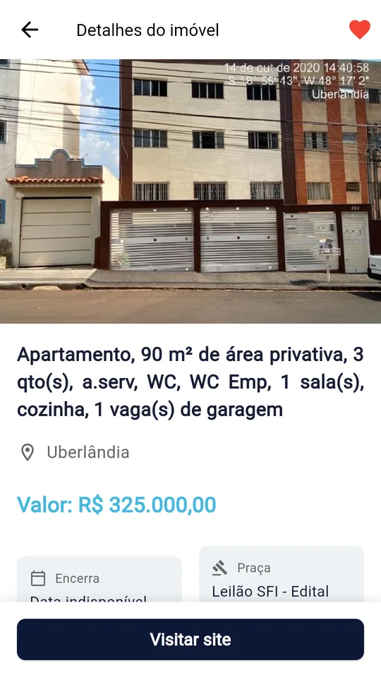 Tela Detalhes do app Augeo AI